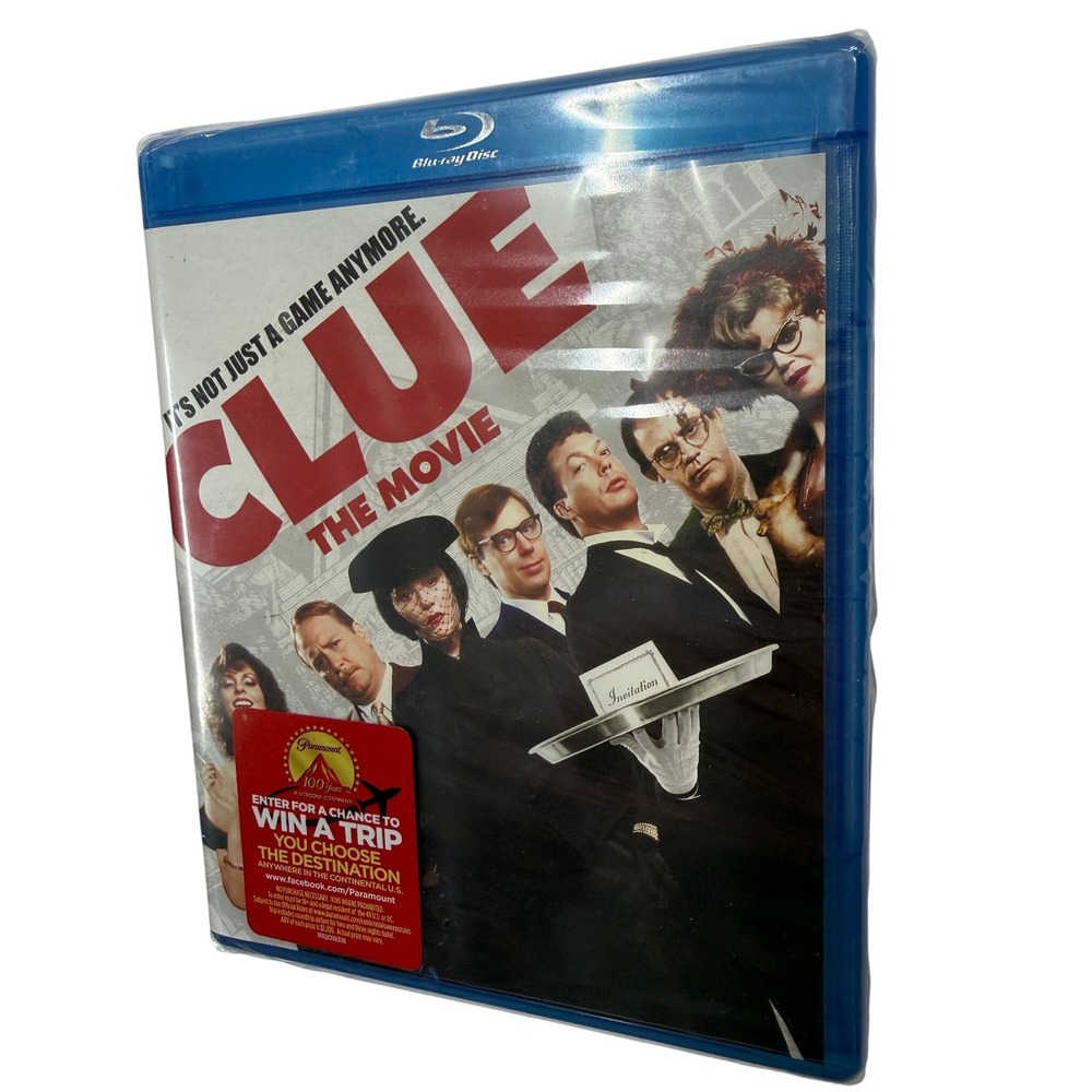 Clue The Movie Blu-ray Paramount Tim Curry Mystery Comedy Cult Classic New